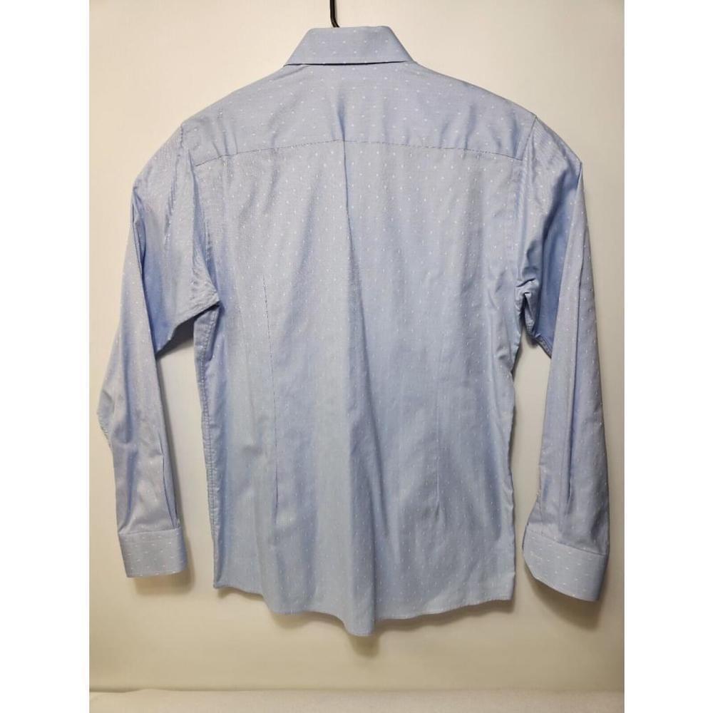 ETON BLUE COTTON MEN'S Luxury DRESS SHIRT-SIZE 43/17 - Picture 2 of 9